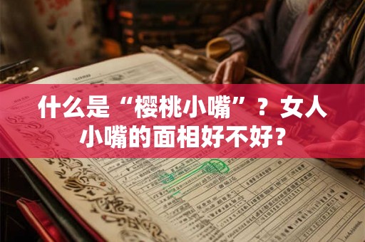 什么是“樱桃小嘴”？女人小嘴的面相好不好？