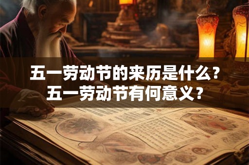 五一劳动节的来历是什么？五一劳动节有何意义？