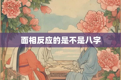 面相反应的是不是八字