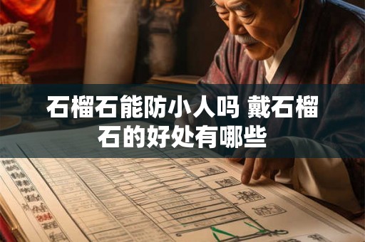石榴石能防小人吗 戴石榴石的好处有哪些