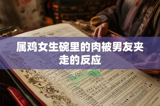 属鸡女生碗里的肉被男友夹走的反应