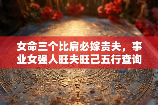 女命三个比肩必嫁贵夫，事业女强人旺夫旺己五行查询