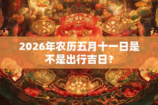2026年农历五月十一日是不是出行吉日？