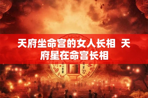 天府坐命宫的女人长相  天府星在命宫长相