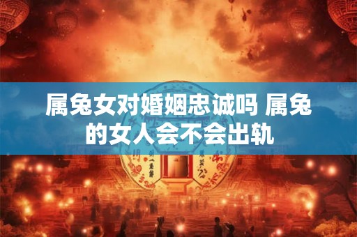 属兔女对婚姻忠诚吗 属兔的女人会不会出轨