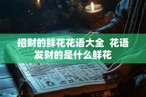 招财的鲜花花语大全 花语发财的是什么鲜花 招财的鲜花花语大全 花语发财的是什么鲜花