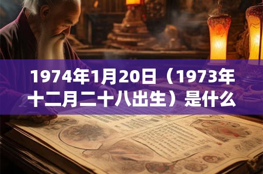 1974年1月20日（1973年十二月二十八出生）是什么命_命运如何