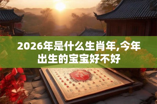 2026年是什么生肖年,今年出生的宝宝好不好