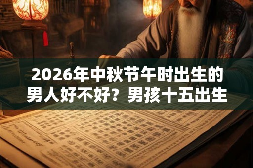 2026年中秋节午时出生的男人好不好？男孩十五出生有啥说法？