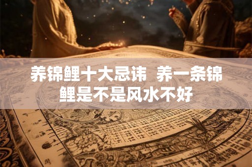 养锦鲤十大忌讳  养一条锦鲤是不是风水不好