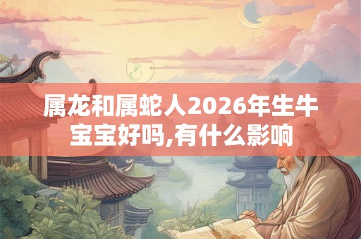 属龙和属蛇人2026年生牛宝宝好吗,有什么影响