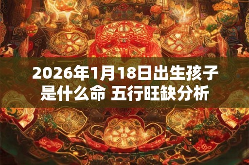 2026年1月18日出生孩子是什么命 五行旺缺分析