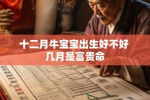 十二月牛宝宝出生好不好 几月是富贵命