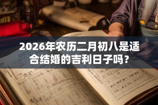 2026年农历二月初八是适合结婚的吉利日子吗? 2026年农历二月初八是适合结婚的吉利日子吗?