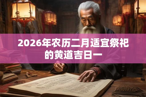2026年农历二月适宜祭祀的黄道吉日一 2026年农历二月适宜祭祀的黄道吉日一