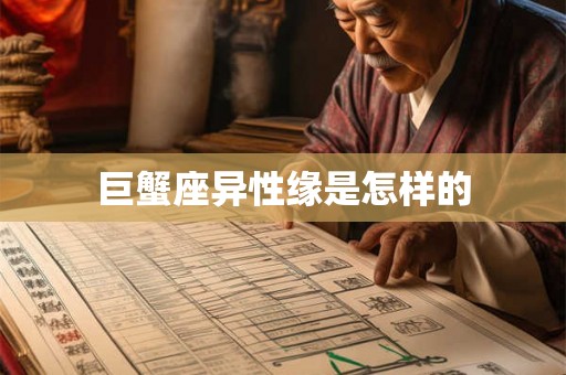 巨蟹座异性缘是怎样的 巨蟹座异性缘是怎样的