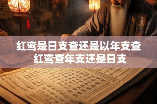 红鸾是日支查还是以年支查 红鸾查年支还是日支 红鸾是日支查还是以年支查 红鸾查年支还是日支