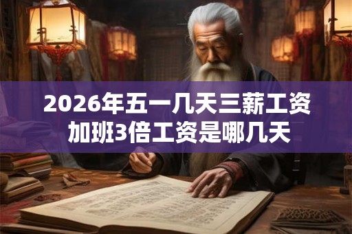 2026年五一几天三薪工资 加班3倍工资是哪几天 2026年五一几天三薪工资 加班3倍工资是哪几天
