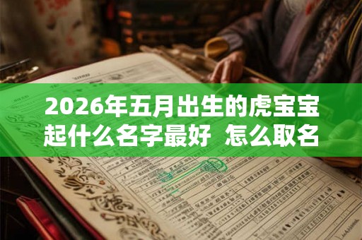 2026年五月出生的虎宝宝起什么名字最好  怎么取名