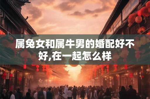 属兔女和属牛男的婚配好不好,在一起怎么样