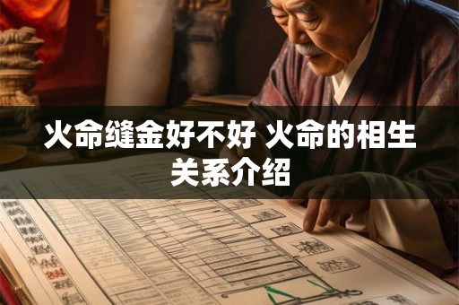 火命缝金好不好 火命的相生关系介绍 火命缝金好不好 火命的相生关系介绍