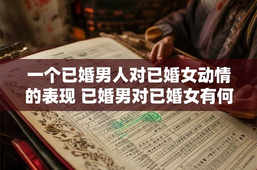 一个已婚男人对已婚女动情的表现 已婚男对已婚女有何表现