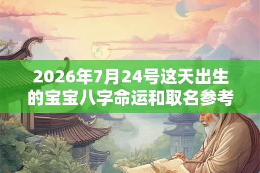 2026年7月24号这天出生的宝宝八字命运和取名参考