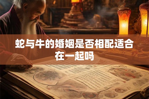 蛇与牛的婚姻是否相配适合在一起吗