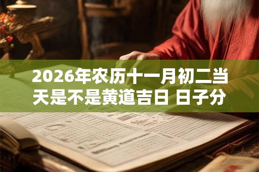2026年农历十一月初二当天是不是黄道吉日 日子分析