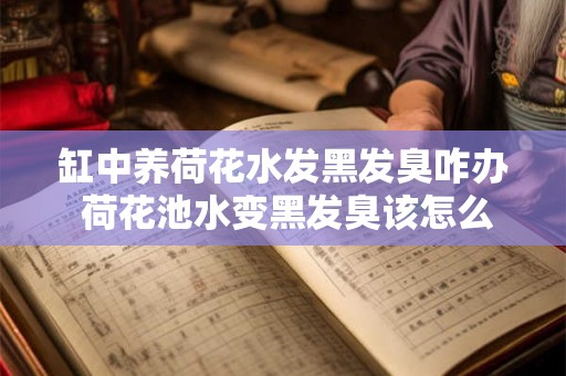 缸中养荷花水发黑发臭咋办 荷花池水变黑发臭该怎么处理