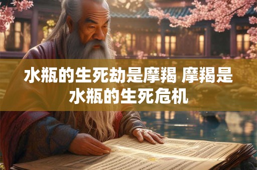 水瓶的生死劫是摩羯 摩羯是水瓶的生死危机