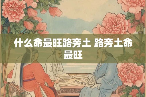 什么命最旺路旁土 路旁土命最旺 什么命最旺路旁土 路旁土命最旺
