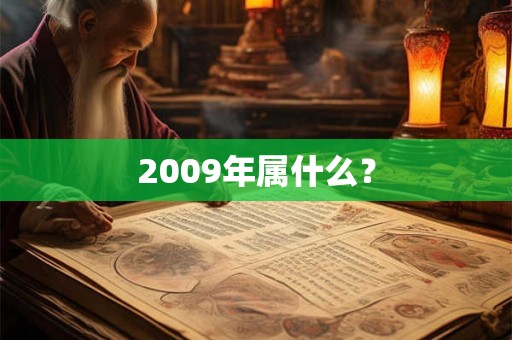 2009年属什么？