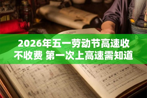 2026年五一劳动节高速收不收费 第一次上高速需知道
