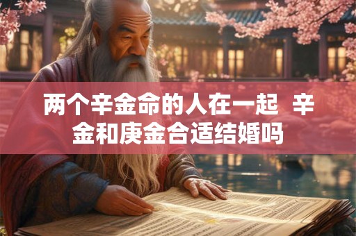 两个辛金命的人在一起  辛金和庚金合适结婚吗
