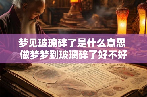 梦见玻璃碎了是什么意思 做梦梦到玻璃碎了好不好