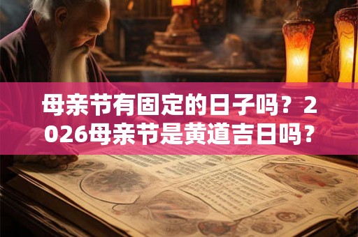 母亲节有固定的日子吗？2026母亲节是黄道吉日吗？