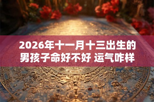 2026年十一月十三出生的男孩子命好不好 运气咋样 2026年十一月十三出生的男孩子命好不好 运气咋样