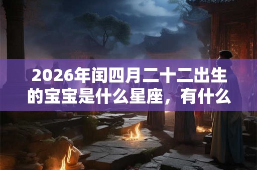 2026年闰四月二十二出生的宝宝是什么星座,有什么优点? 2026年闰四月二十二出生的宝宝是什么星座,有什么优点?