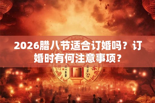 2026腊八节适合订婚吗？订婚时有何注意事项？