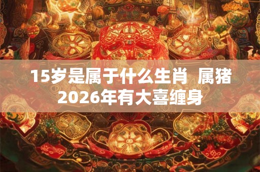 15岁是属于什么生肖  属猪2026年有大喜缠身