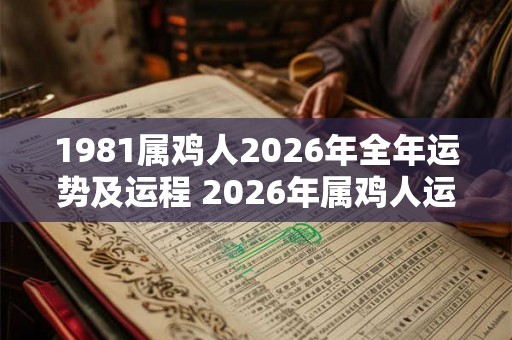1981属鸡人2026年全年运势及运程 2026年属鸡人运势如何