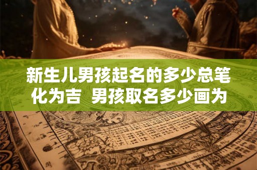新生儿男孩起名的多少总笔化为吉  男孩取名多少画为最佳