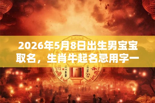 2026年5月8日出生男宝宝取名，生肖牛起名忌用字一览！
