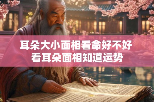 耳朵大小面相看命好不好 看耳朵面相知道运势
