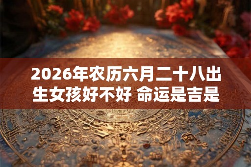 2026年农历六月二十八出生女孩好不好 命运是吉是凶
