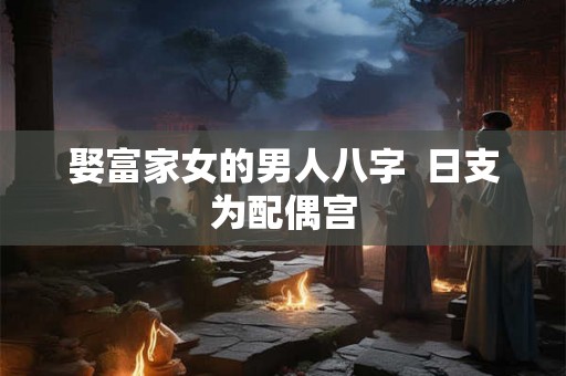 娶富家女的男人八字  日支为配偶宫