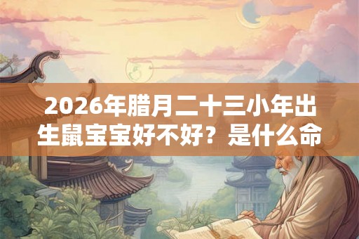 2026年腊月二十三小年出生鼠宝宝好不好？是什么命？