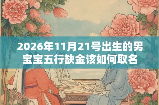 2026年11月21号出生的男宝宝五行缺金该如何取名