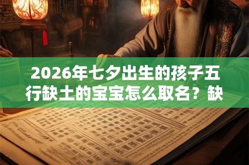 2026年七夕出生的孩子五行缺土的宝宝怎么取名？缺土取名有什么注意事项？